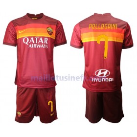 Maillot de Foot AS Roma Lorenzo Pellegrini 7 Domicile 2020-21 - Enfant